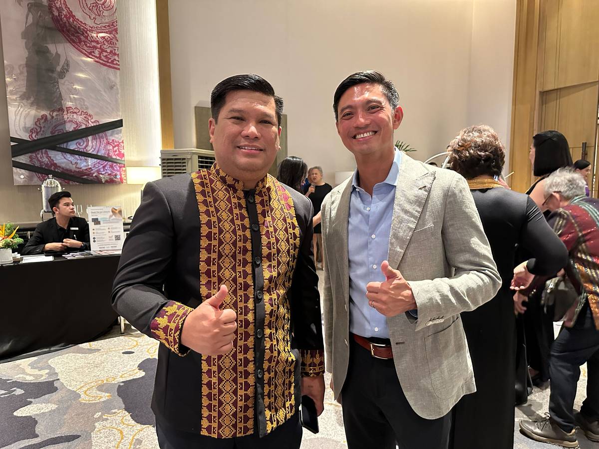 Davao City Councilor Al Ryan Alejandre and DAMOSA Land’s Ricardo Lagdameo.